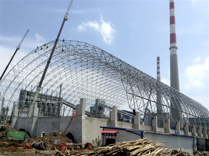 惠州煤机油桶翘工程网架